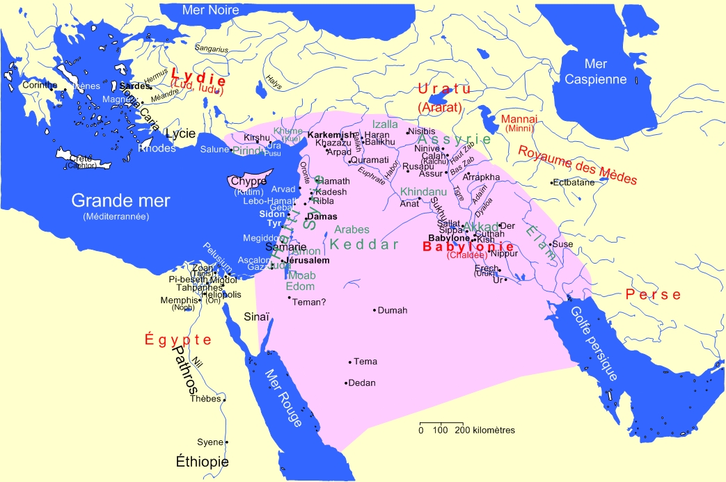 empire babylonien au 6e s. av. J.C.