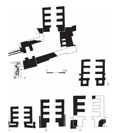 Plans of city gates