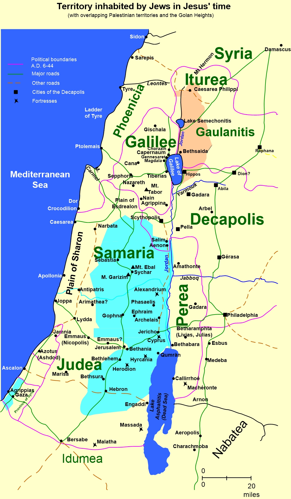 Palestine in the time of Jesus