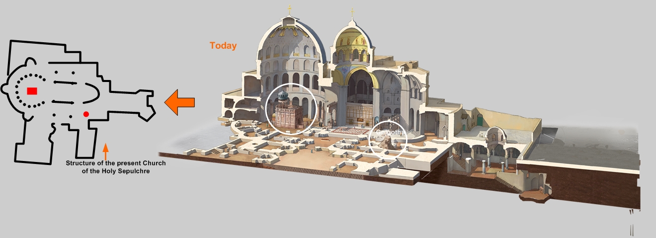 Year 2000 and location of the Holy Sepulchre 